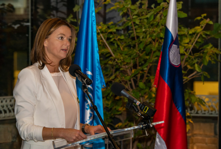 Ministrica Fajon je v New Yorku predstavila kandidaturo Slovenije za nestalno članico Varnostnega sveta OZN