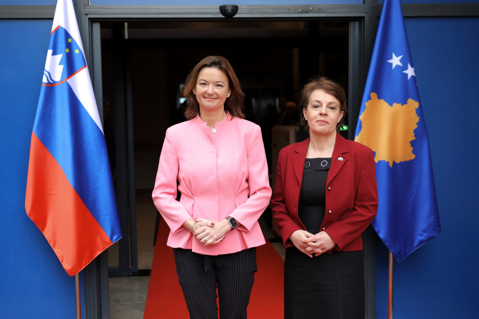 Minister Fajon and Minister Gërvalla-Schwarz