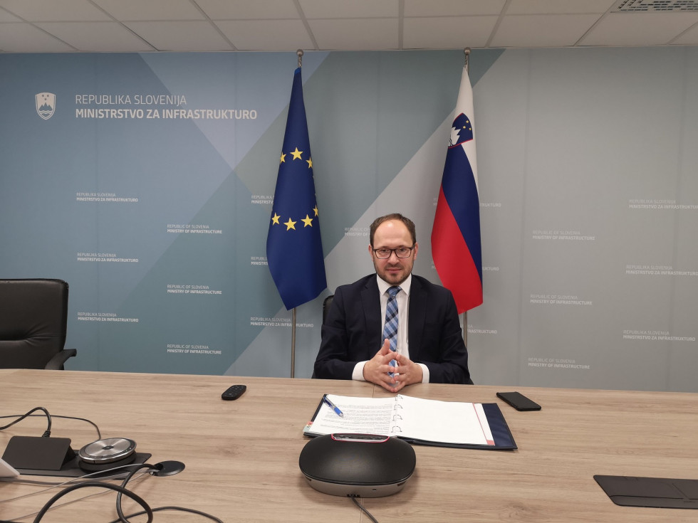 Mr Jernej Vrtovec, Minister of Infrastructure, attended today’s virtual meeting of EU energy ministers