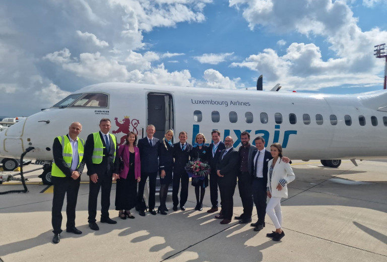 Nova letalska povezava med Ljubljano in Luksemburgom