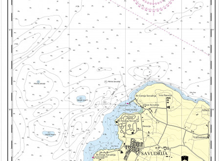 Male karte, pomorski zemljevid v razmerju 1:15 000