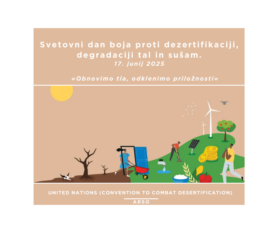 Logo - Svetovni dan boja proti dezertifikaciji, degradaciji tal in sušam 