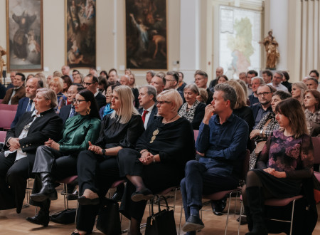 A view of the courtroom.