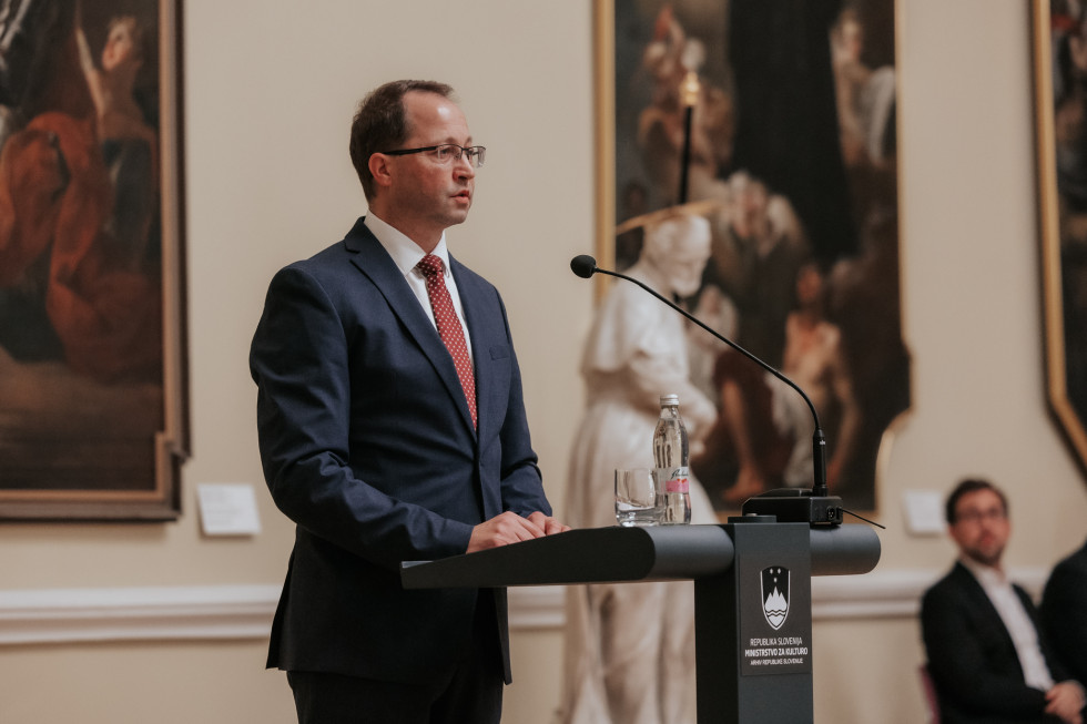 Director during his speech 