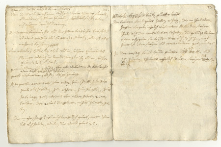 Twenty-two and twenty-three pages  in the land register.