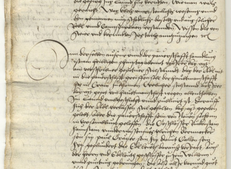The fith page of the manuscript.