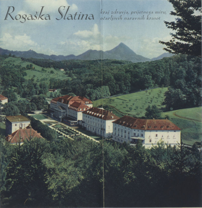 Advertising poster of Rogaška Slatina.