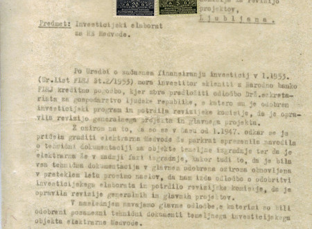 Prva stran elaborata. 