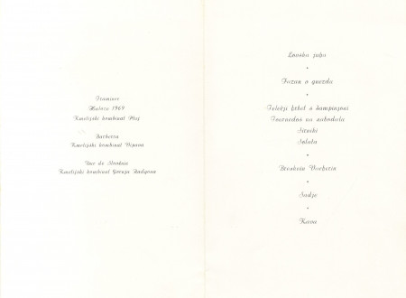 Second page of the menu.