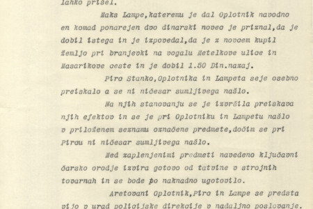 Tretja stran tipkopisa.