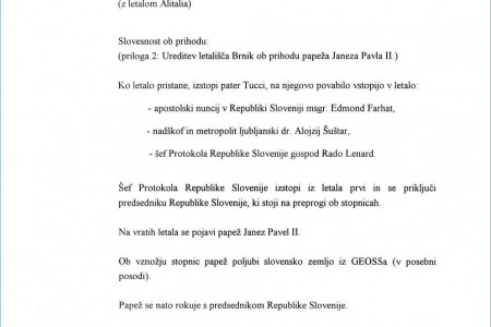 Operativni potek priprav na letališču Brnik.