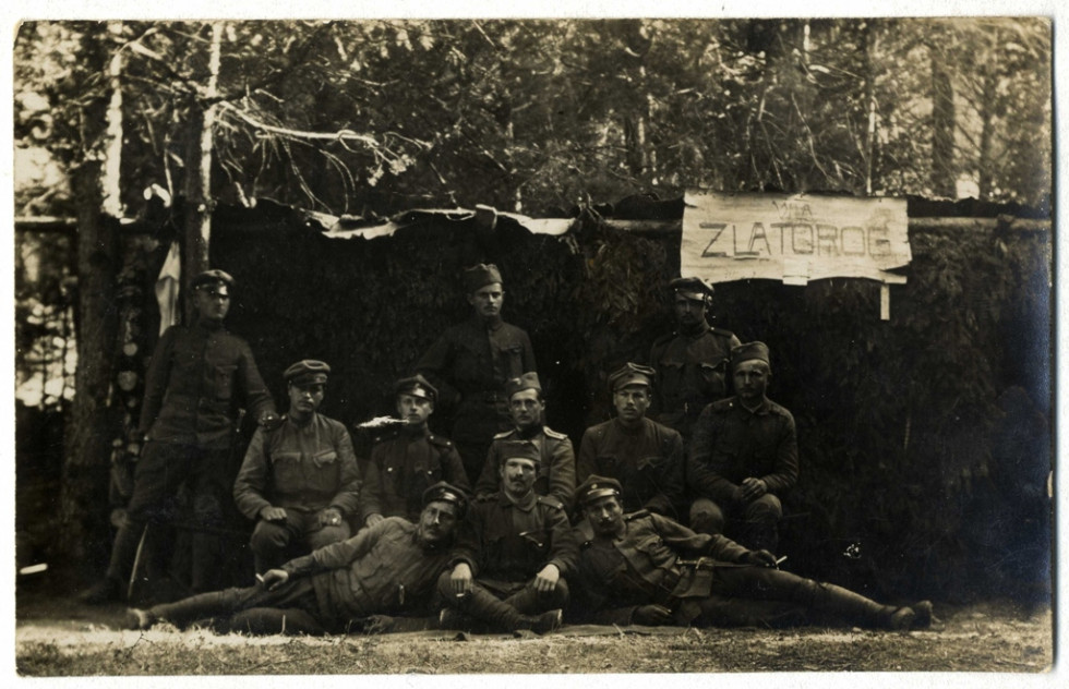 Soldiers in Carinthia during world war I.