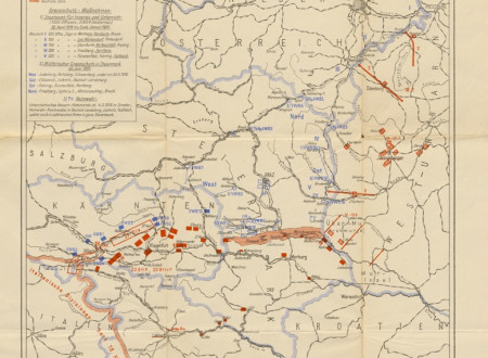 Demarcation Line which Divided Carinthia into Plebiscite Zone A and Zone B.