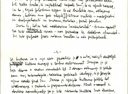 Page three and four of Rudi Šeligos speech in Maribor.