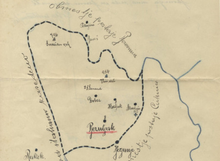 Situation map of smuggling along the border with Italy.