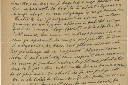 Peta stran poročila italijanske vojaške oblasti leta 1918.