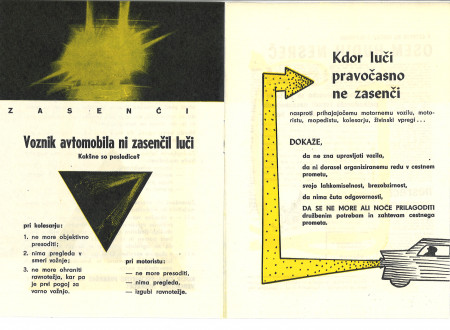 Posledice nezasenčenja luči v cestnem prometu.