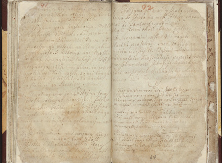 Additonal pages from the chapetr Duhouna branva in the Manuscript "Kolemonov žegen".Manuscript "Kolemonov žegen".