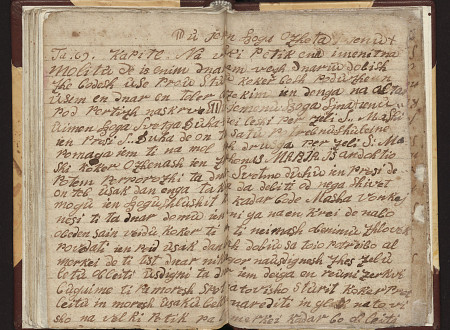Rokopis "Kolemonov žegen", ki vsebuje zapise ljudskih vraž, nastal domnevno v 19. stoletju.