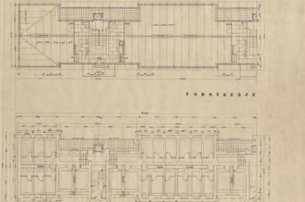 Floor Plans and Details by Edvard Ravnikar for his Block of Flats in Nova Gorica