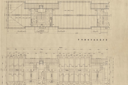 Floor Plans and Details by Edvard Ravnikar for his Block of Flats in Nova Gorica