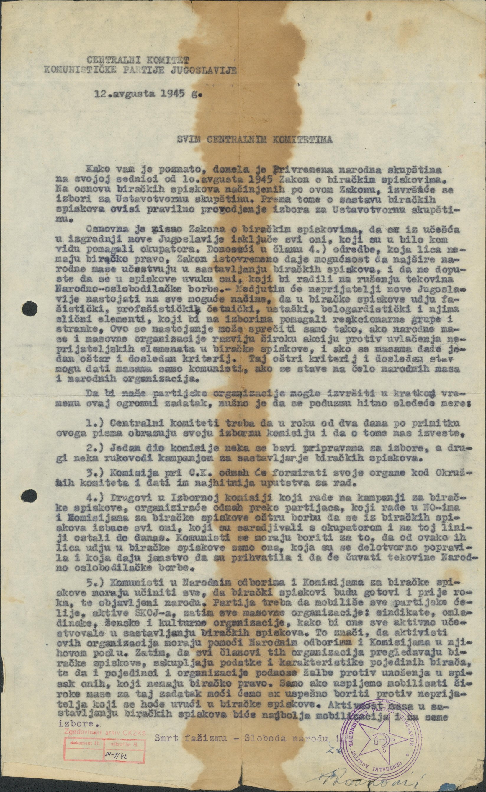 Election to the Constituent Assembly in 1945 – »We'll show them – never again will the old ways prevail«