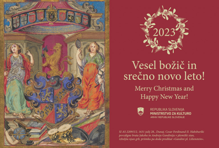 Festive greetings from the Archives of the Republic of Slovenia