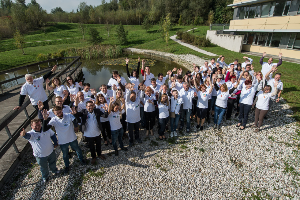 Člani projektne skupine na delovnem sestanku projekta e-ARH.si v Ljubljani.