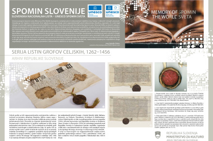 Razstava "Spomin Slovenije. Slovenska nacionalna lista – UNESCO Spomin sveta"