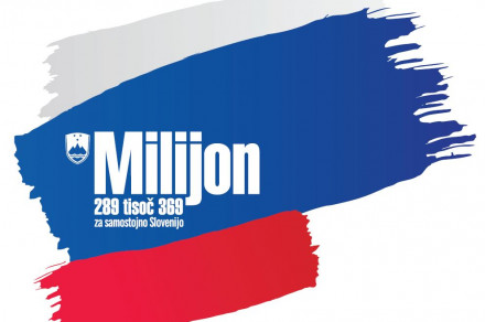 Milijon 289 tisoč 369 za samostojno Slovenije