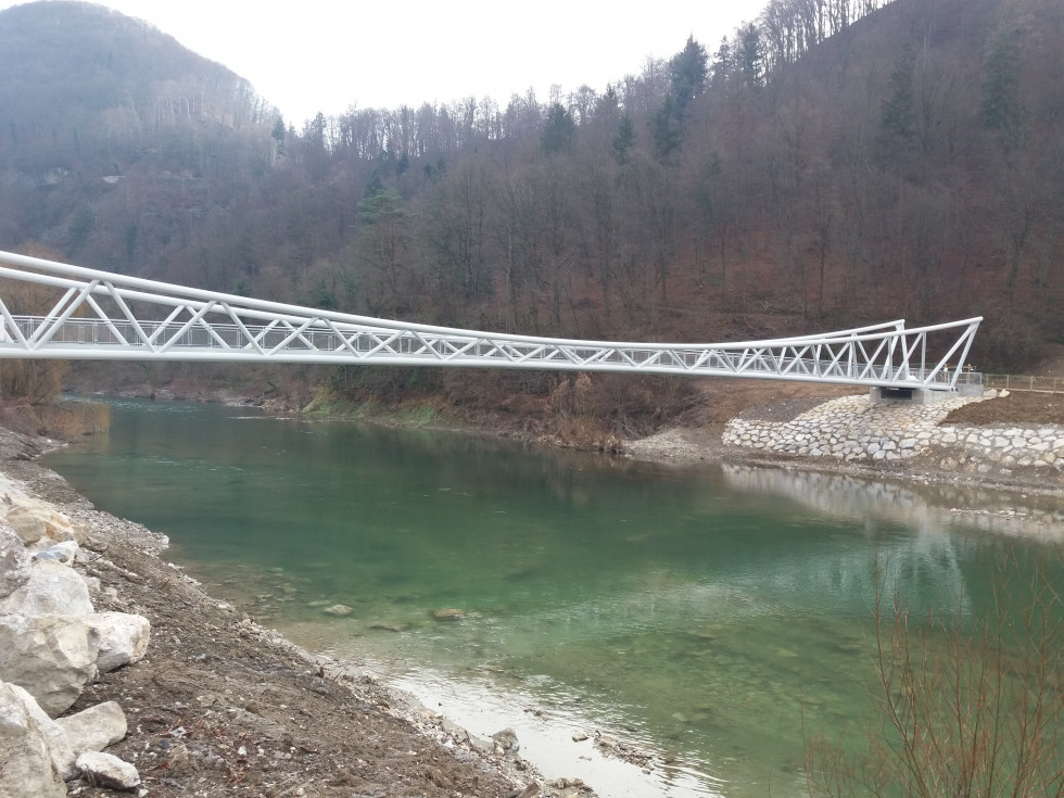 Kolesarska povezava Celje-Laško, most Tremerje