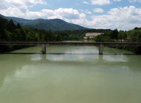 Most čez Dravo med Rušami in Selnico ob Dravi - pogled iz vzhodne strani