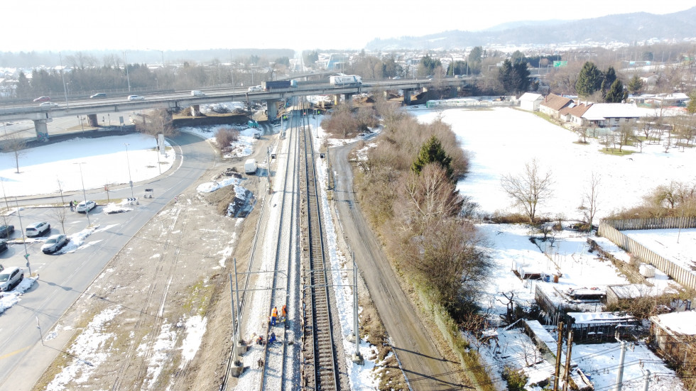 Nadgradnja levega tira na odseku Ljubljana-Brezovica