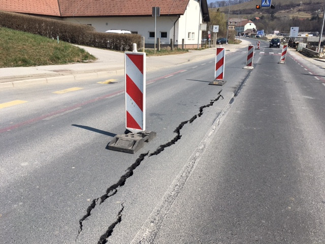 Popolna zapora Šentiljske ceste v Mariboru