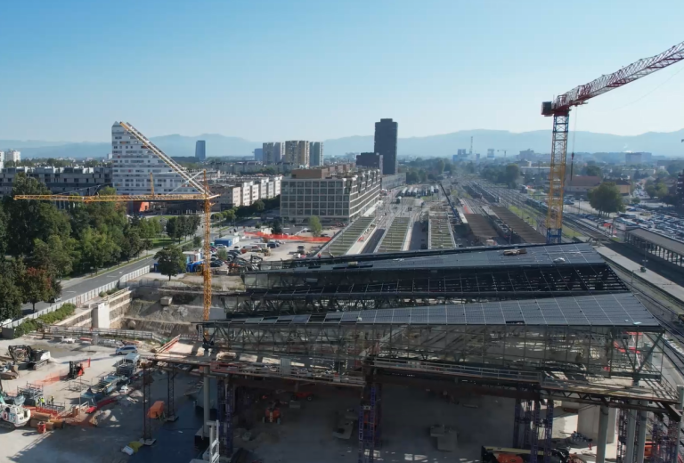 Nadhod na železniški postaji Ljubljana že dobiva svojo obliko