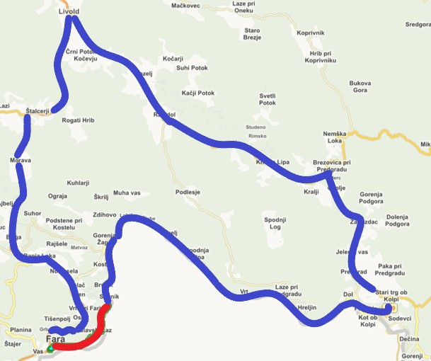 Obvoz v času zapore