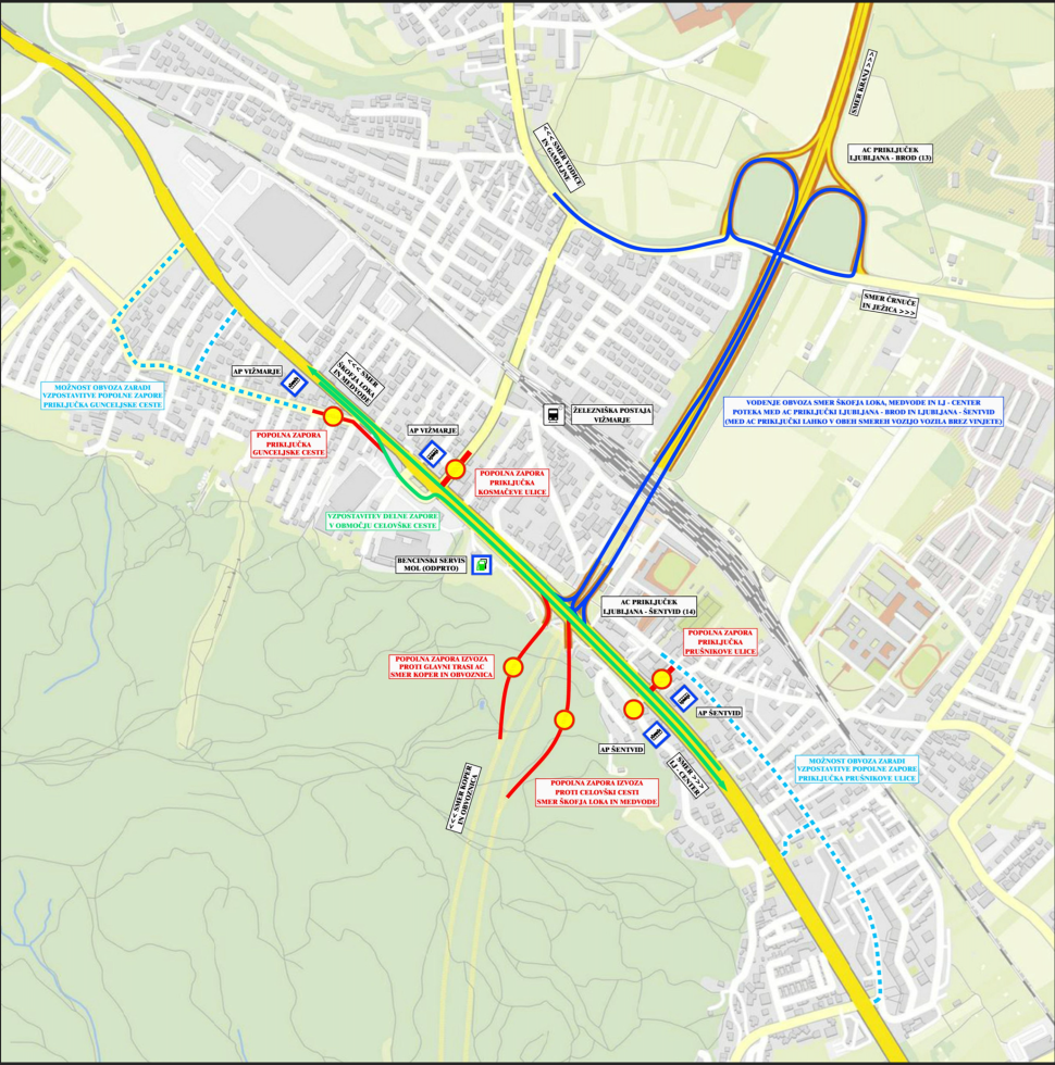 Prometna ureditev Celovška