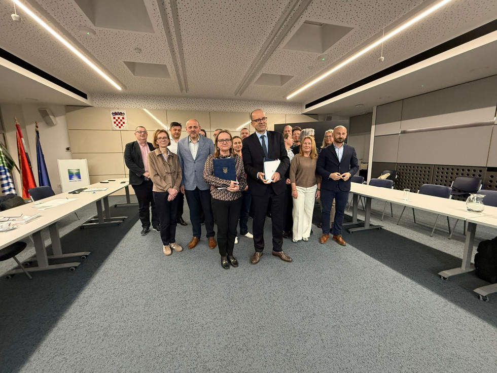 Delegacija DRSV skupaj s predstavniki slovenskega dela komisije