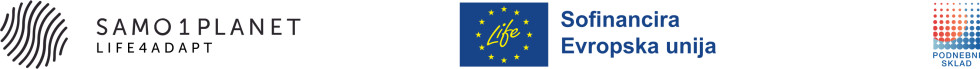 Logotip projekta, EU Life ter Podnebnega sklada.