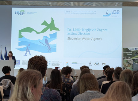 Vršilka dolžnosti direktorja Direkcije Republike Slovenije za vode dr. Lidija Kegljevič Zagorc