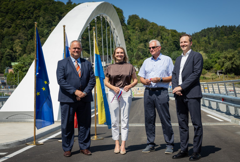 Zaključeni projekti NOO in odprtje novega mostu na Polulah zmanjšujejo poplavno ogroženost Celja
