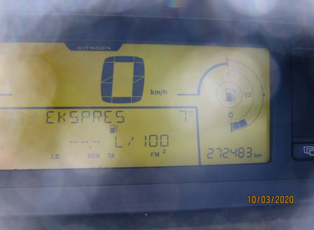 Števec osebnega avtomobila Citroen C4