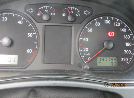 Števec osebnega avtomobila Volkswagen Polo 1.4