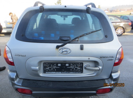 Oklic javne dražbe za osebne avtomobile Hyundai Santa Fe, Ford C-Max, Ford Fusion, Fiat Punto in Honda HRV
