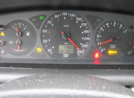 notranjost (števec) osebnega vozila CITROËN C5 BREAK 2.2 (dizel)