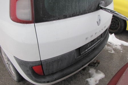 zadnja stran osebnega vozila RENAULT ESPACE 2.0 DCI