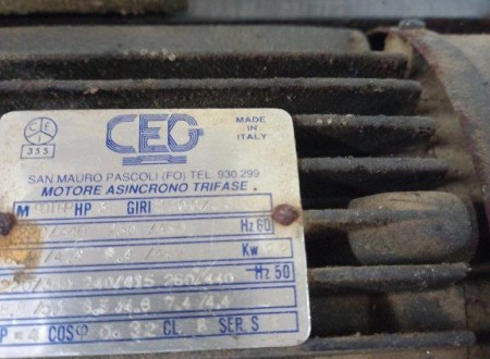 tablica s specifikacijami mozničarke SCM-35