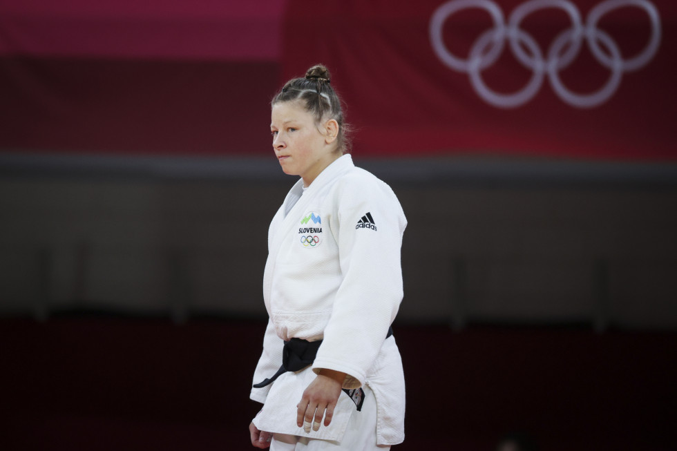 Judoistka Tina Trstenjak na olimpijskih igrah v Tokiu