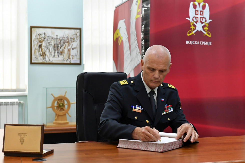 Načelnik Generalštaba Slovenske vojske generalmajor Robert Glavaš 