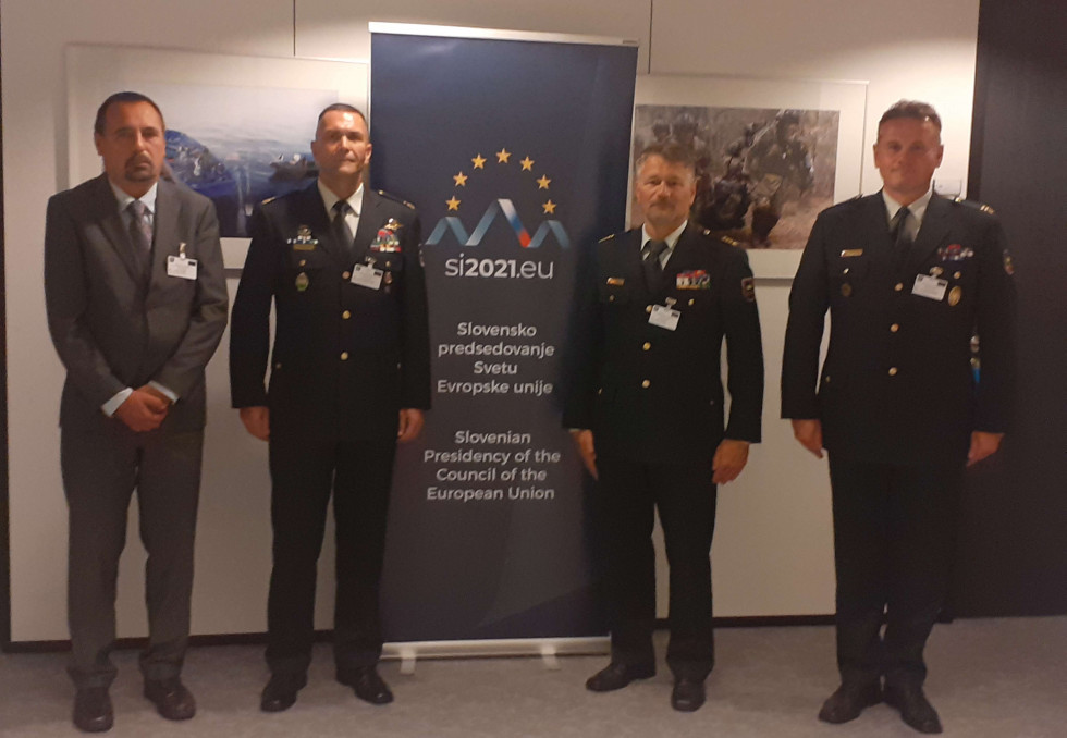 From the Slovenian Armed Forces Military Schools Centre (MSC), the conference was attended by MSC Commandant Brigadier General Peter Zakrajšek, who also presided over the conference, Colonel Igor Cebek, PhD, Senior Military Specialist, Class XIV Vinko Veg